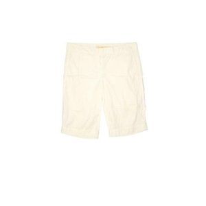 J. CREW High Rise Chino City Fit White Shorts 8
